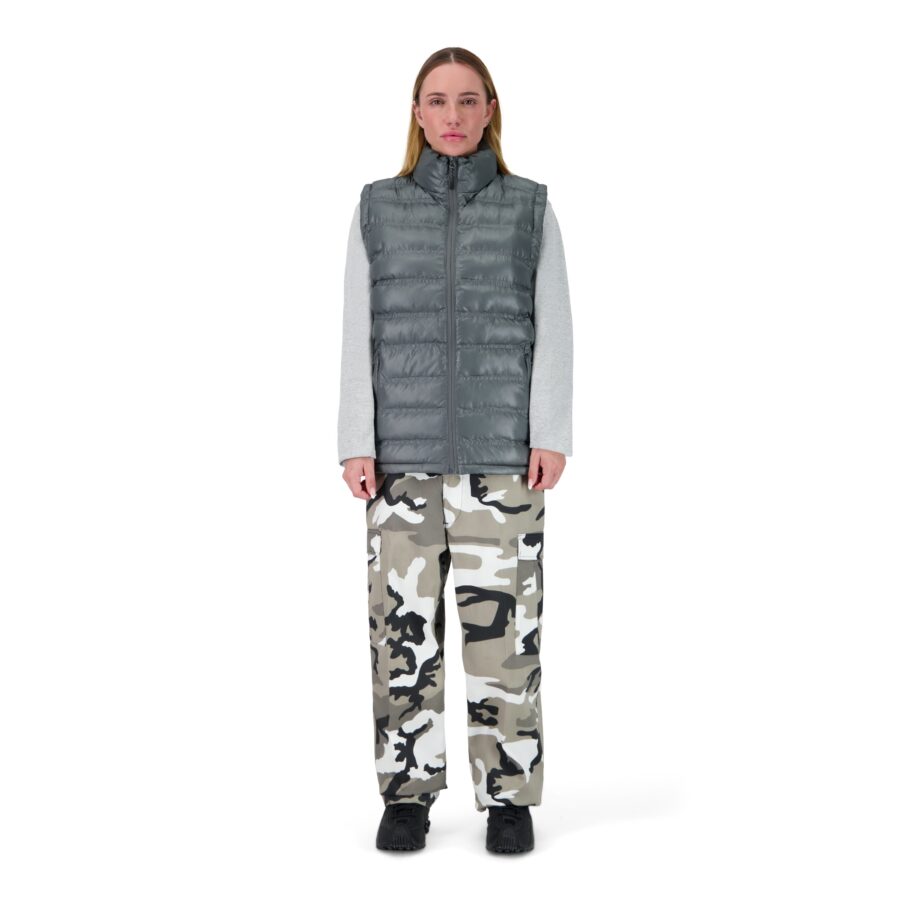 Zalzi Sleeveless Puffer Vest – Lightweight Quilted Jacket - Image 3