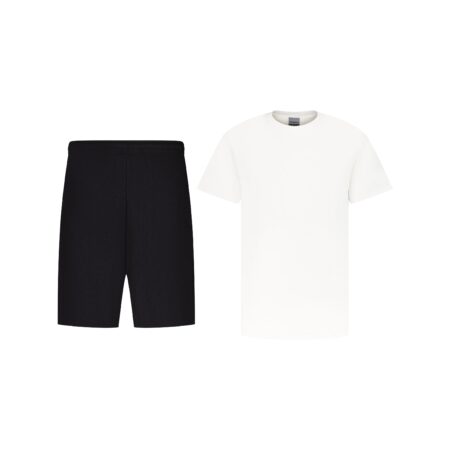 Zalzi Men’s Black Jogger & T-Shirt Set – Casual Sport Outfit