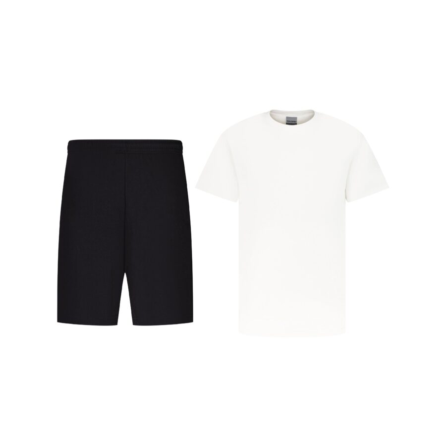 Zalzi Men’s Black Jogger & T-Shirt Set – Casual Sport Outfit