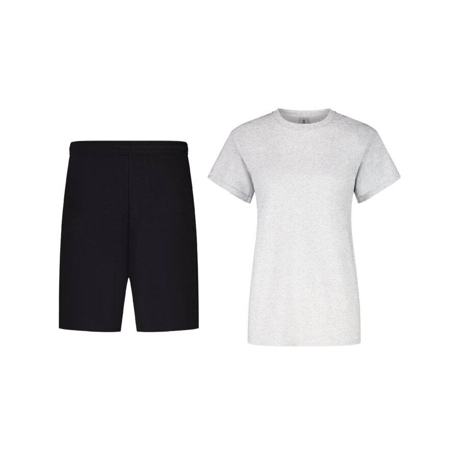 Zalzi Men’s Black Jogger Set – Shorts & Tee