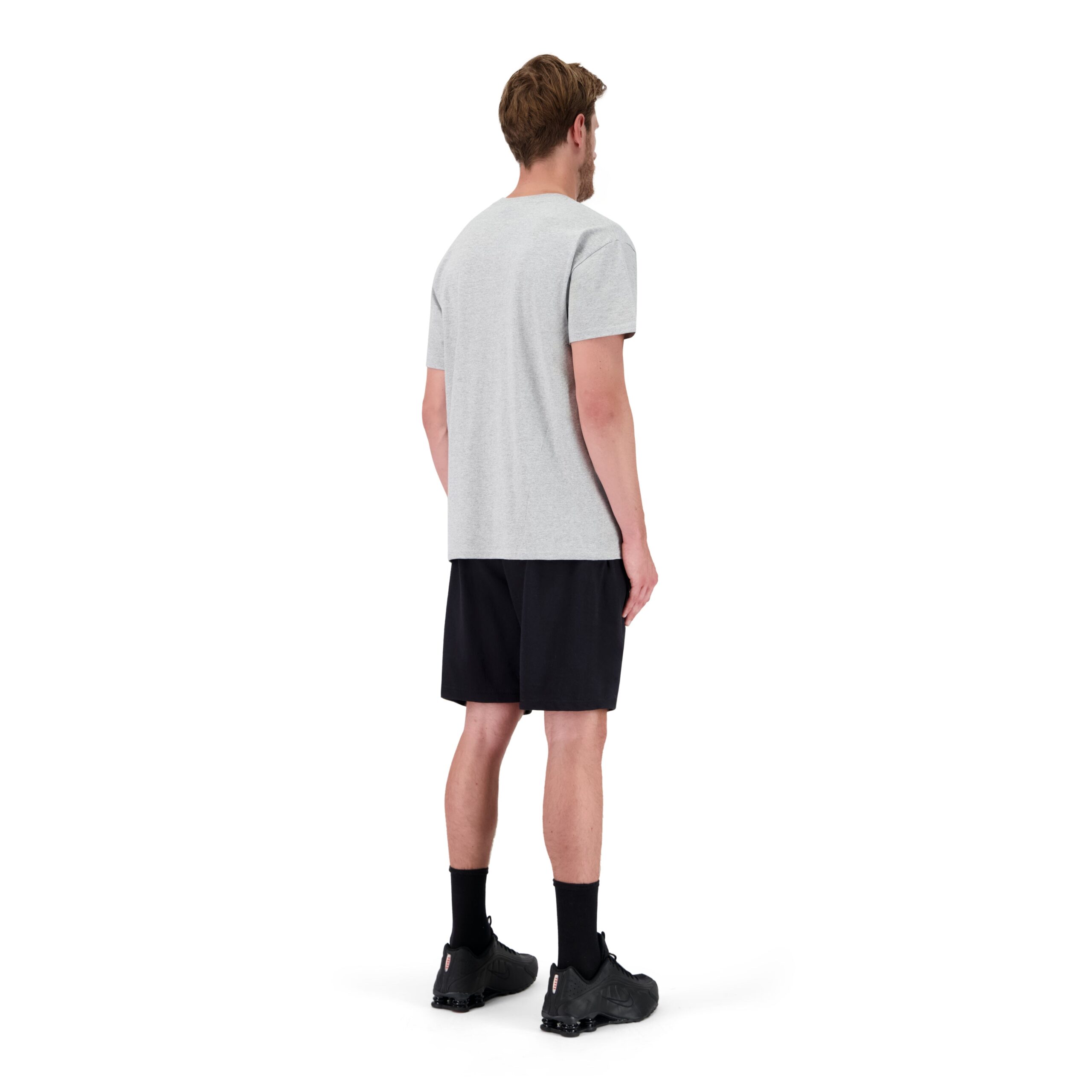 Zalzi Men’s Black Jogger Set – T-Shirt & Shorts Combo - Image 3